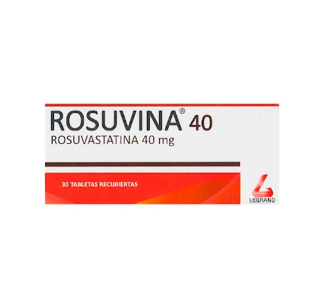Rosuvina 40 Mg 30 Tabletas