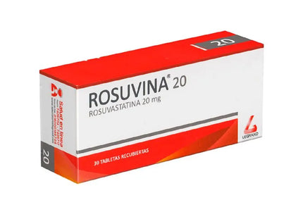 Rosuvina 20 Mg 30 Tabletas