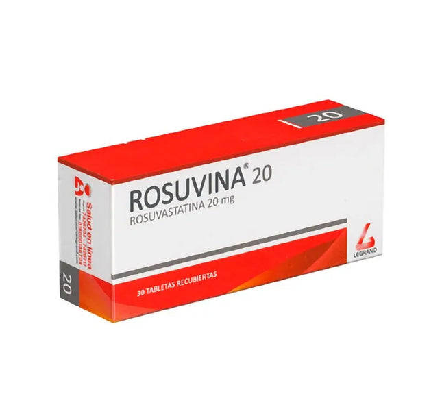 Rosuvina 20 Mg 30 Tabletas