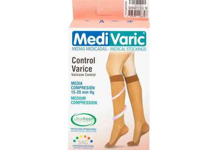 Media Medivaric Rod O. L Beige Alt Compresion Nti