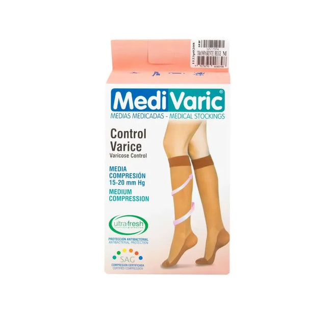 Media Medivaric Rod O. L Beige Alt Compresion Nti