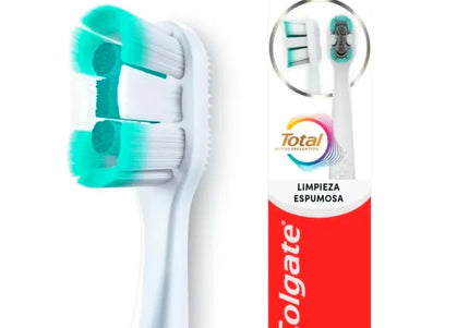 2 Cepillo Colgate Total Limpieza Espum Suave