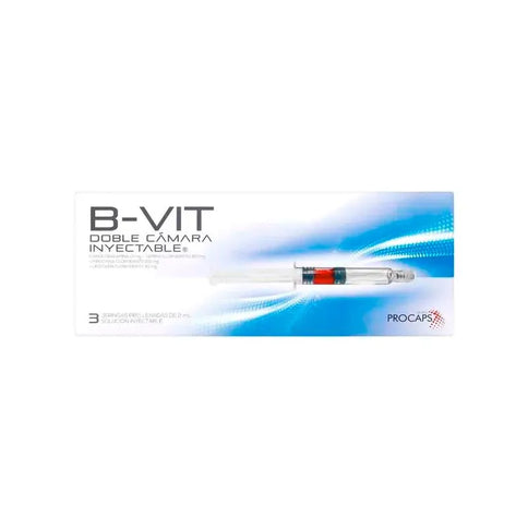 B-Vit Dc 3 Ampollas Jeringa Prellenada