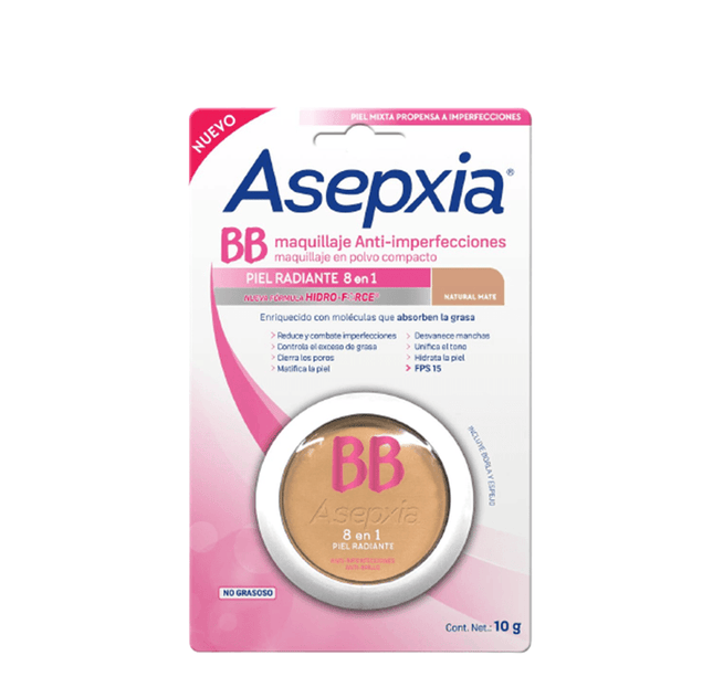 Polvo Compacto Asepxia Bb Cl Mate