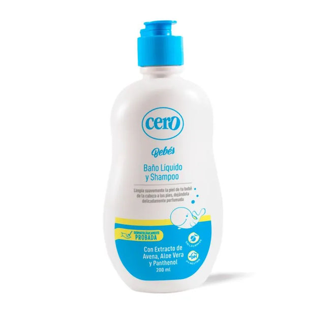 Baño Liquido Y Shampoo Cero 400 Ml