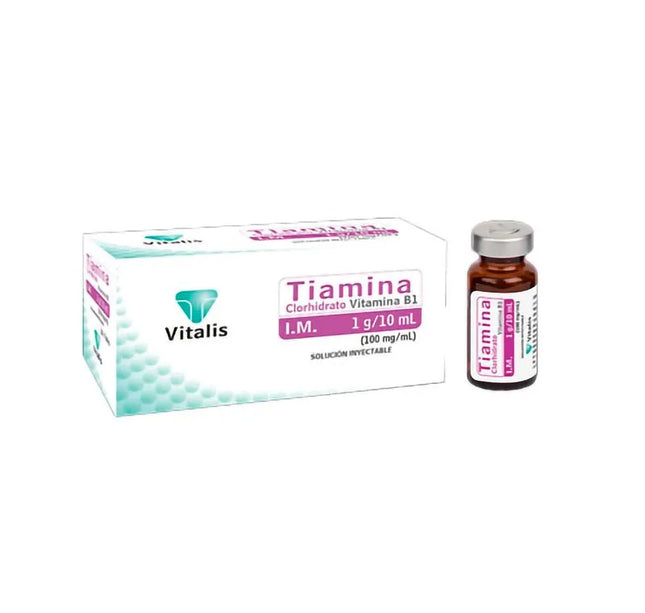 Tiamina Vitamina B1 100 Mg/Ml 10 Viales