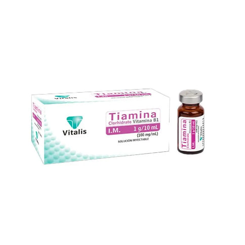 Tiamina Vitamina B1 100 Mg/Ml 10 Viales