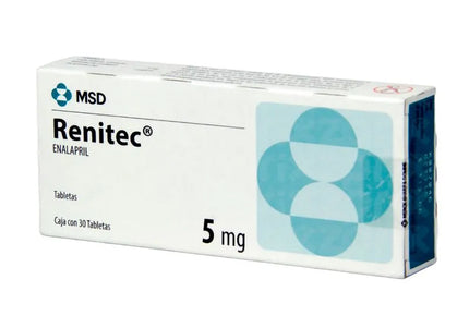 Renitec 5 Mg 30 Tabletas