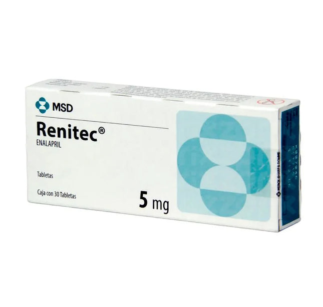 Renitec 5 Mg 30 Tabletas