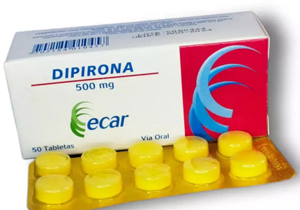 Dipirona 500 Mg 50 Tabletas Ecar