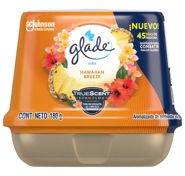 Ambientador Glade Cubo Gel Hawaiian Breeze 180 G
