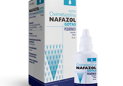 Nafazol Pediatrico 0.025% Solución Nasal 15 Ml