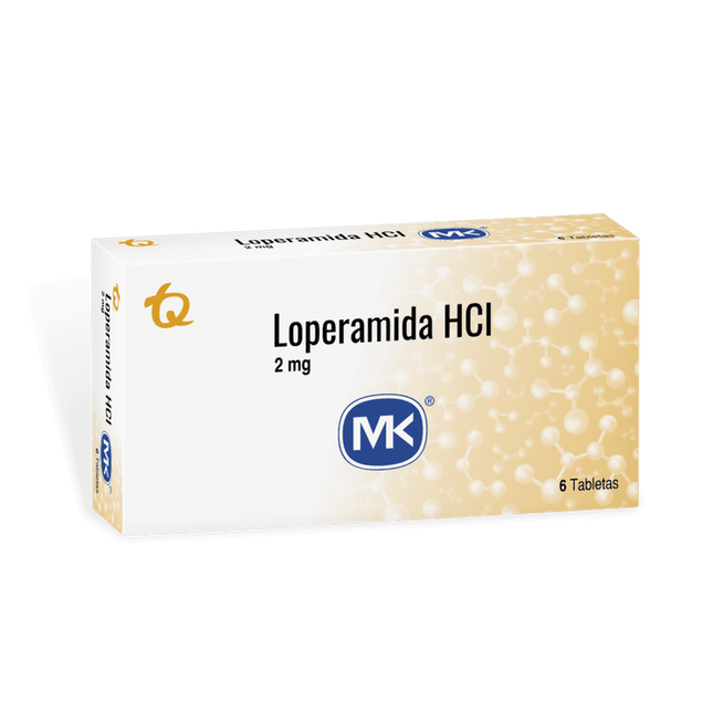 LOPERAMIDA 2 MG 6 TABLETAS MK