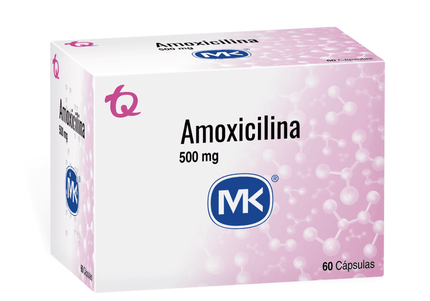 Amoxicilina 500 Mg 60 Capsulas Mk