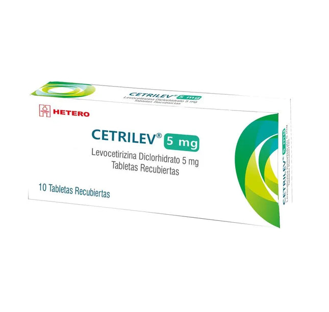 Cetrilev (Levocetirizina) 5 Mg 30 Tabletas