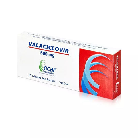 Valaciclovir 500 Mg 10 Tabs