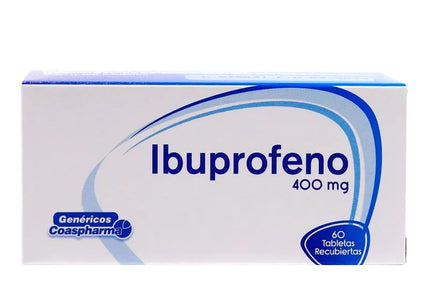 Ibuprofeno 400 Mg 60 Tabletas Coa