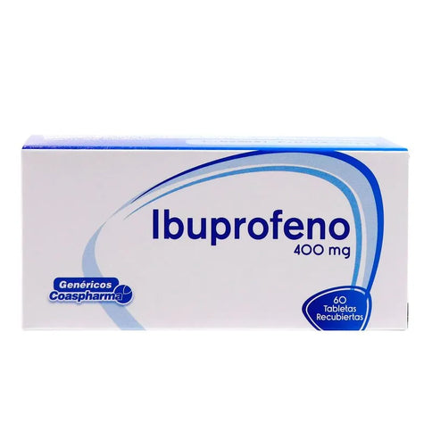 Ibuprofeno 400 Mg 60 Tabletas Coa