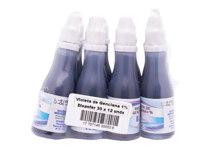 Violeta De Genciana 1 % 30 Ml 12 Unidades