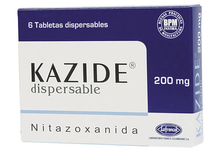 Kazide 200 Mg 6 Tabletas