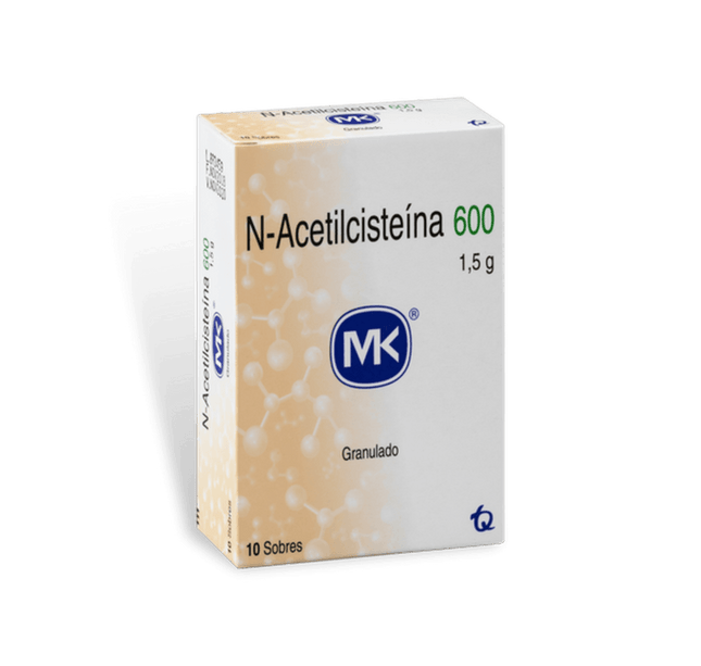 N Acetilcisteina 600 Mg 10 Sbs Mk