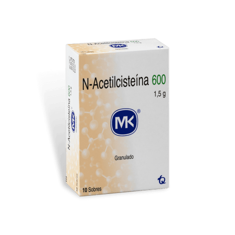 N Acetilcisteina 600 Mg 10 Sbs Mk