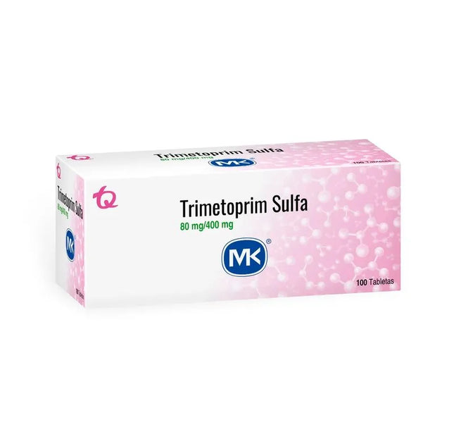 Trimetoprim Sulfa 80 400 100 Tabletas Mk