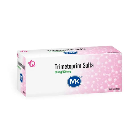 Trimetoprim Sulfa 80 400 100 Tabletas Mk