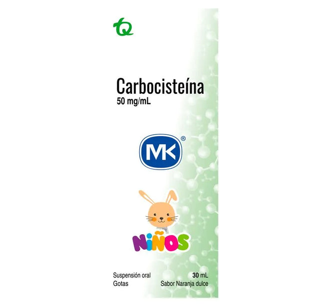 Carbocisteina 50 Mg Gotas 30 Ml Mk