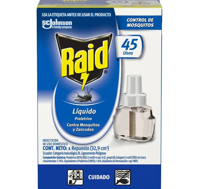 Raid 45 Noches Repuesto Liquido