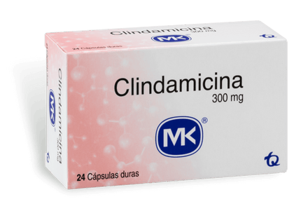 Clindamicina 300 Mg 24 Capsulas Mk