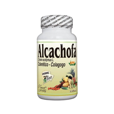 Alcachofa 500 Mg 50 Capsulas Freshly+25 Capsulas