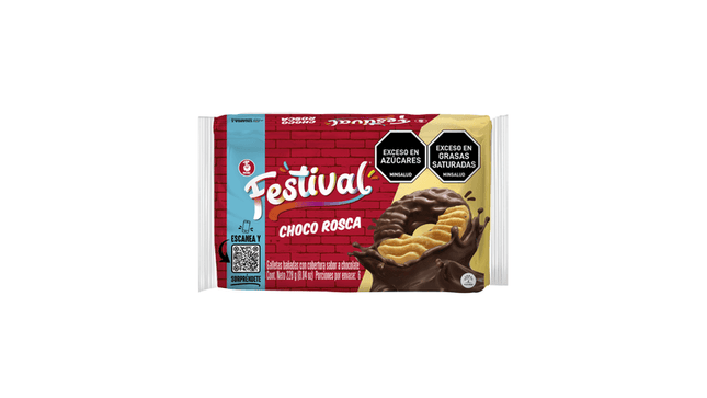Galletas Festival Choco Rosca 6 Und