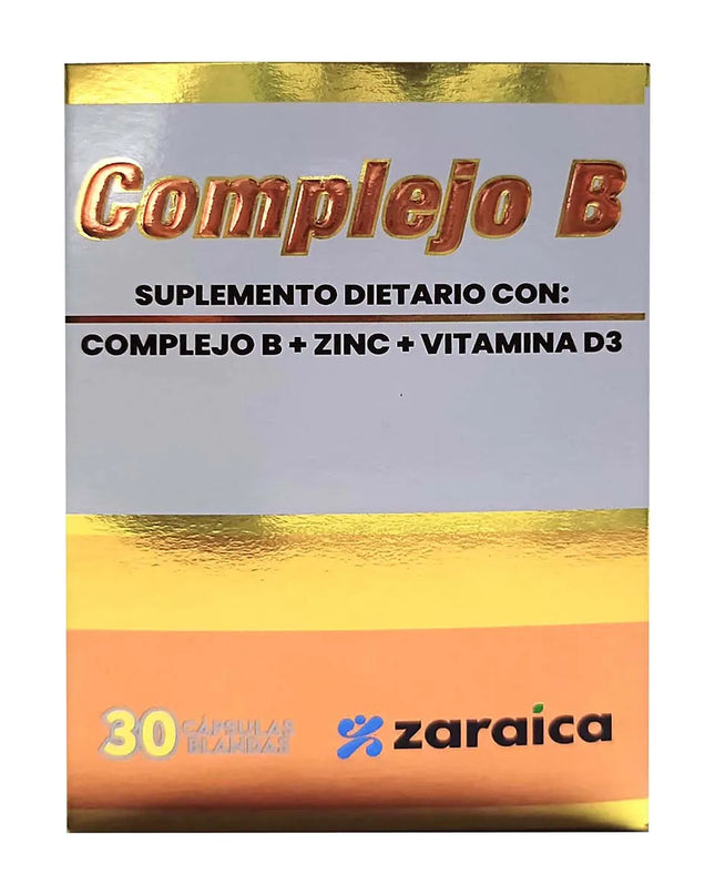 COMPLEJO B +ZINC+VITAM.D3 30 CAPS.
