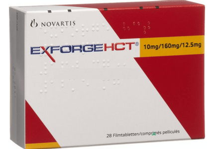 Exforge Hct 10 mg 160 mg 28 Cbs