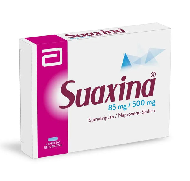 Suaxina 85/500 Mg 4 Tabletas
