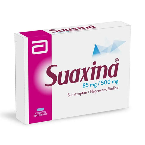 Suaxina 85/500 Mg 4 Tabletas