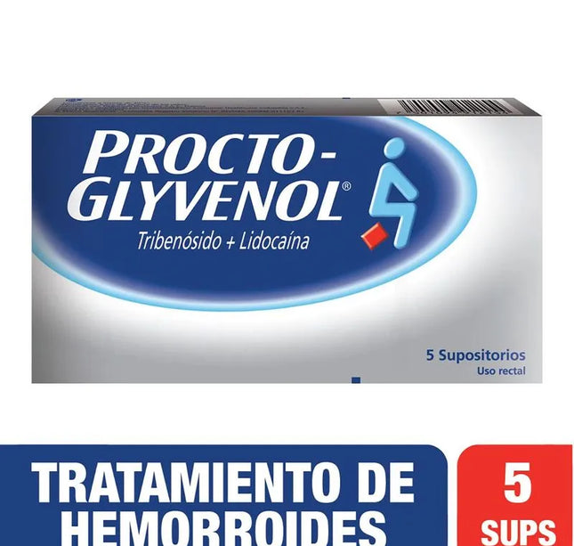 Procto Glyvenol Supositorios 5 Und