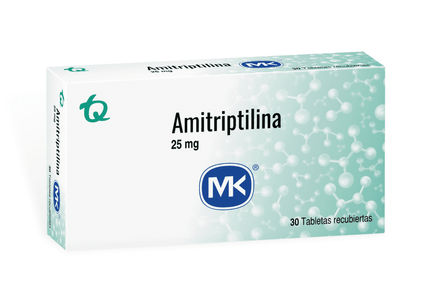 Amitriptilina 25 Mg 30 Tabletas Mk