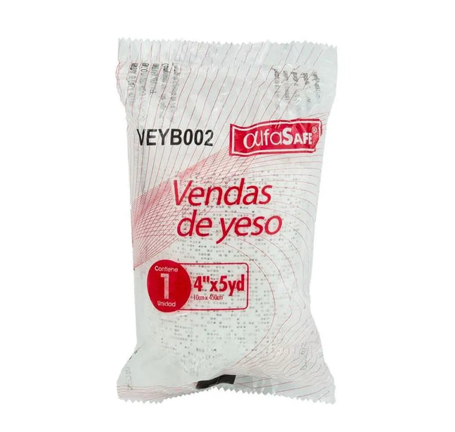 Vendas Yeso Blanca Alfasafe 4X5