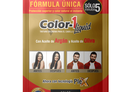 Tintura Negra 15Ml + Activador  15Ml  Color-1