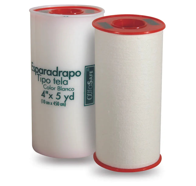 EsparadrapoTela Alfa Blanco 4X5 Yardas
