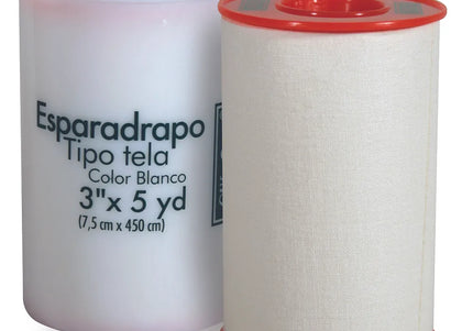 EsparadrapoTela Alfa Blanco 3X5 Yardas
