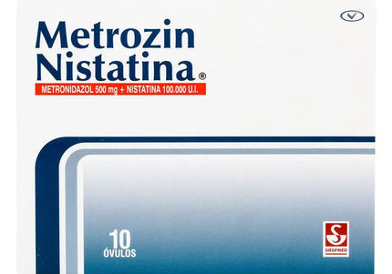 Metrozin Nistatina 500 Mg 10 Ovulos