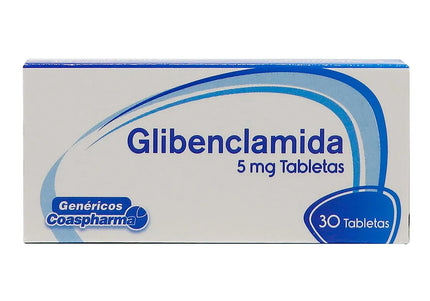 Glibenclamida 5 Mg 30 Tabletas (Coaspharma)