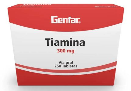 Tiamina 300 Mg 250 Tabletas Gf