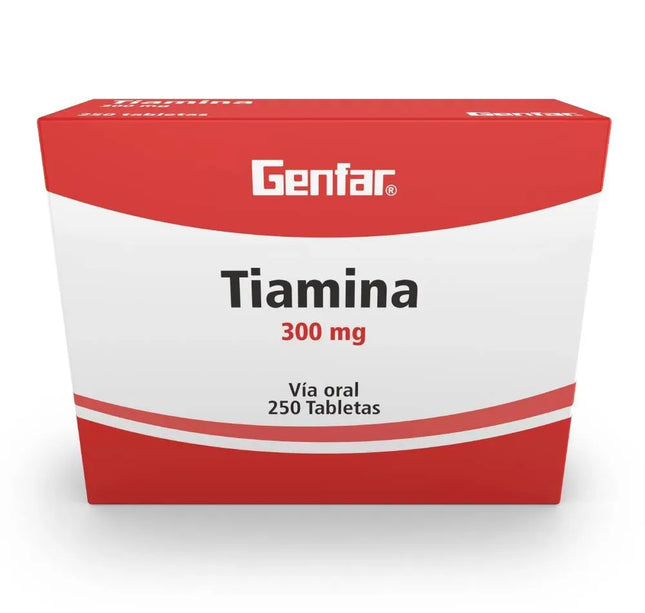 Tiamina 300 Mg 250 Tabletas Gf