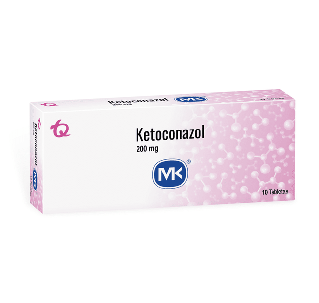 Ketoconazol 200 Mg 10 Tabletas Mk