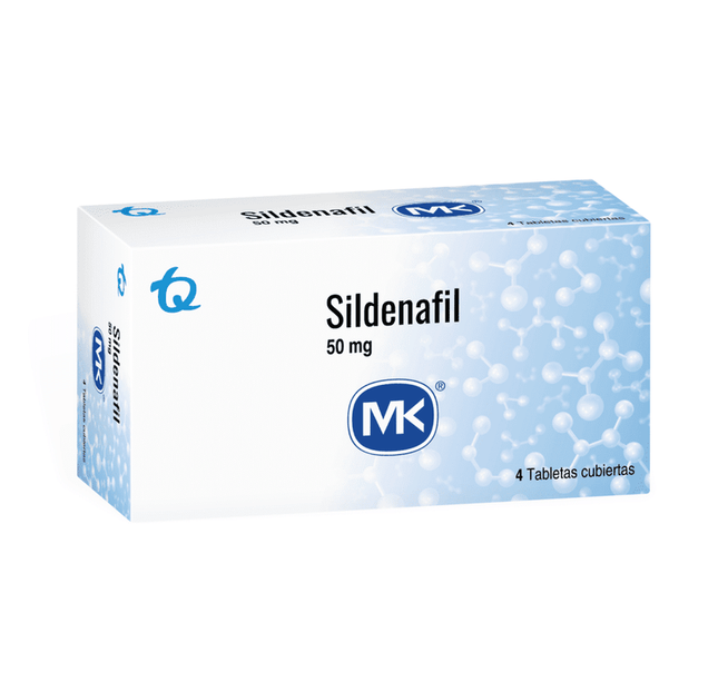 Sildenafil 50 Mg 4 Tabletas Mk