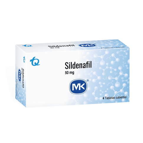 Sildenafil 50 Mg 4 Tabletas Mk
